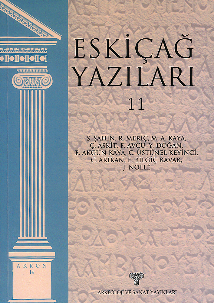 Eskiçağ Yazıları 11 Eskiçağ Yazıları 11