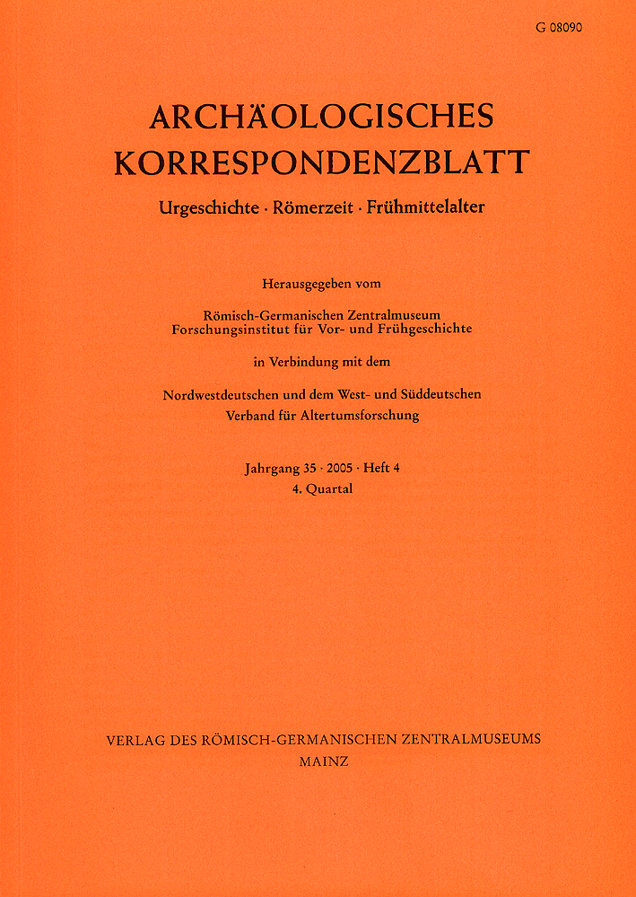 Archäologisches Korrespondenzblatt 35-4