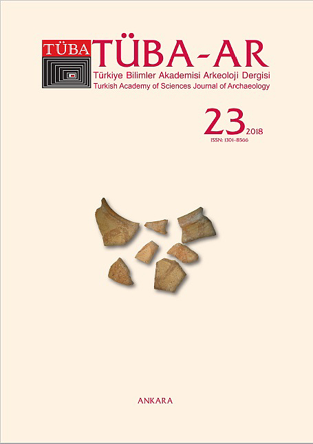 Türkiye Bilimler Akademisi Arkeoloji Dergisi 23, 2018