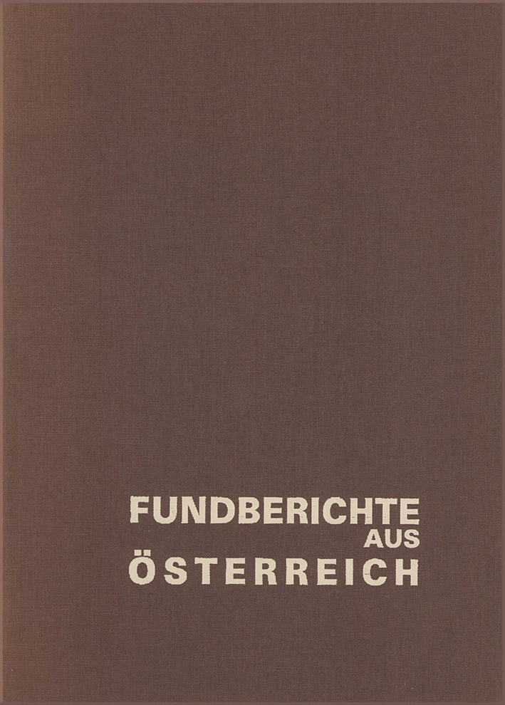 Fundberichte aus Österreich 30, 1991 Fundberichte aus Österreich 30, 1991