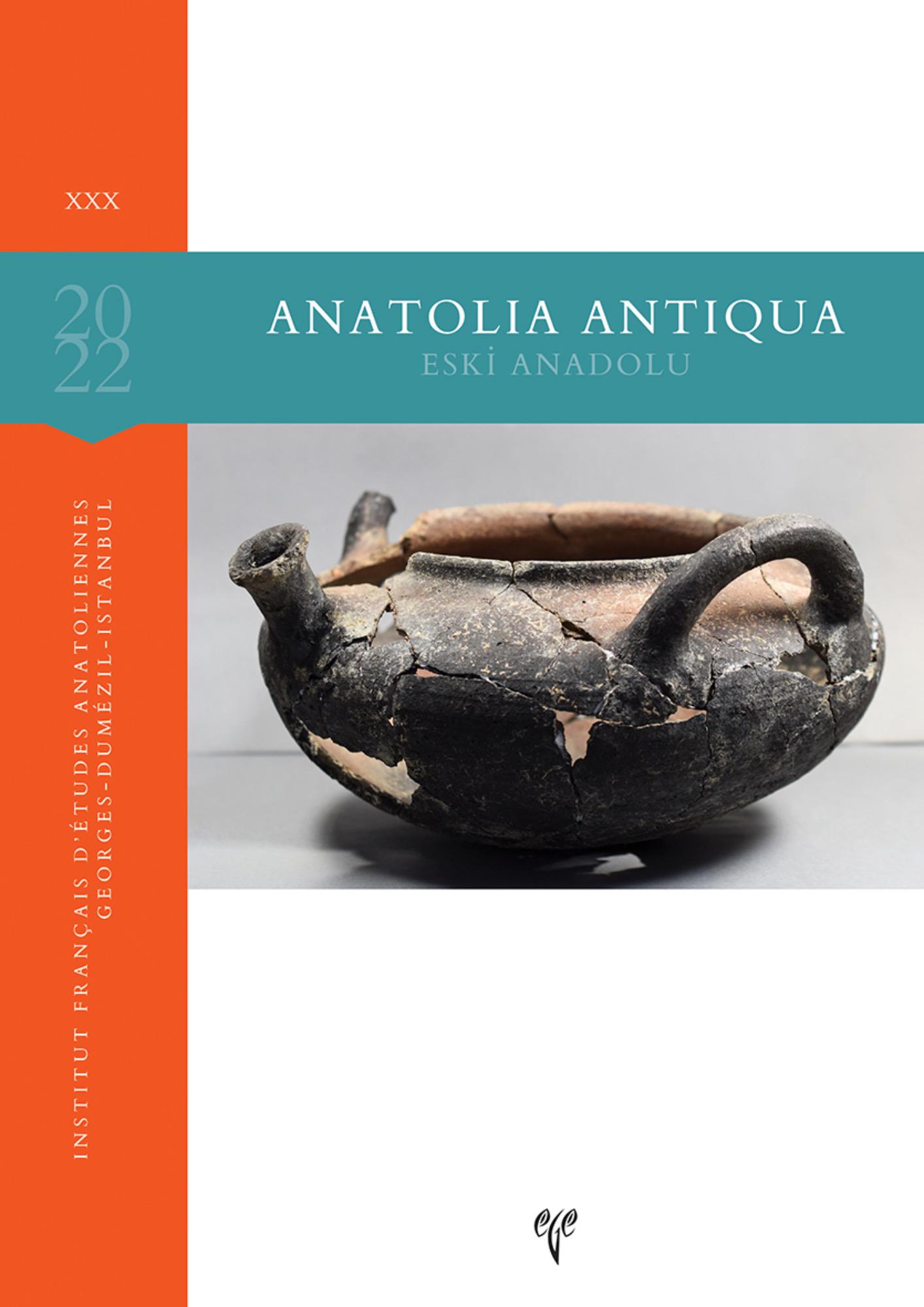 Anatolia Antiqua 30 (2022)