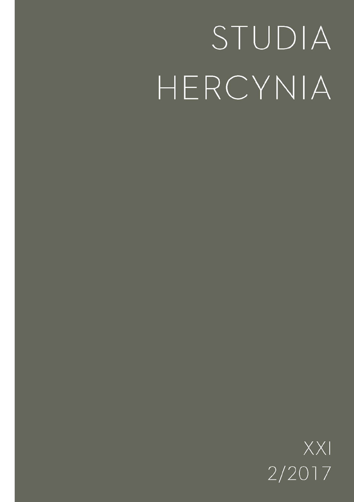 Studia Hercynia 21/2, 2017 Studia Hercynia 21/2, 2017