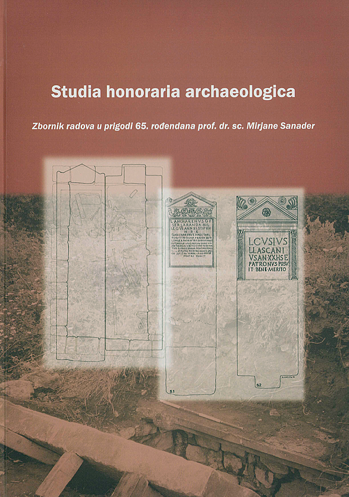 Tončinić, Domagoj – Iva Kaić - Vinka Matijević – Mirna Vukov; Studia honoraria archaeologica. Zbornik radova u prigodi 65. rođendana prof. dr. sc. Mirjane Sanader Tončinić, Domagoj – Iva Kaić - Vinka Matijević – Mirna Vukov; Studia honoraria archaeologica. Zbornik radova u prigodi 65. rođendana prof. dr. sc. Mirjane Sanader